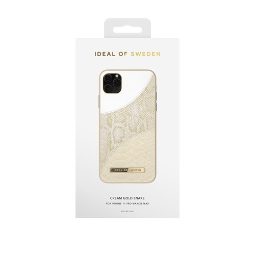 iDeal of Sweden Atelier Case iPhone 11PM/XSM Cream Gold Snk – image 1