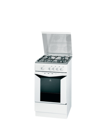 Indesit K1G2SXWE cooker Built-in cooker Gas White