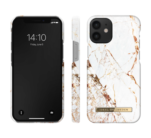 iDeal of Sweden Printed Case iPhone 12 MINI Carrara Gold – image 2