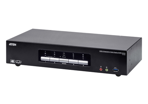 ATEN CS1964-AT-E KVM switch Black – image 1