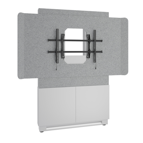Middle Atlantic FM-DS-4875FW-BD8W крепление для телевизора 165,1 cm (65") Белый, Серебристый, Серый