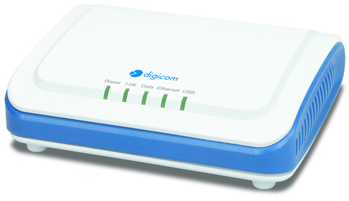 Digicom 8E4453 wired router Fast Ethernet Blue, White