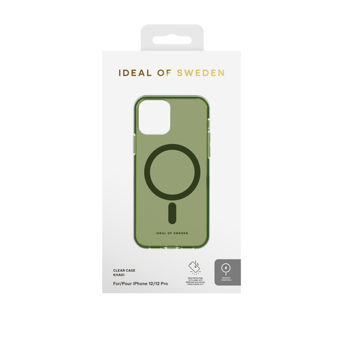 iDeal of Sweden Clear Case MagSafe iPhone 12/12P Khaki – image 2