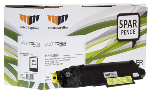 MM Black Laser Toner - Brother TN3170 - For Brother DCP / HL / MFC – image 1