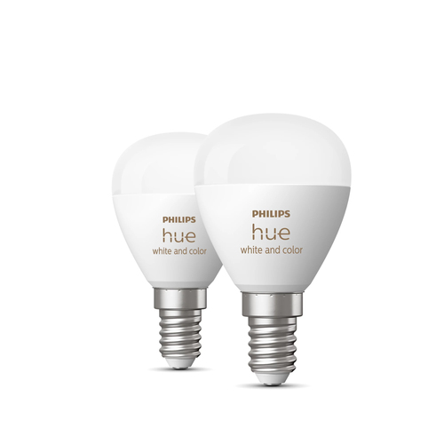 Philips Hue Luster kogellamp White and Color E14 2-pack, afbeelding 2