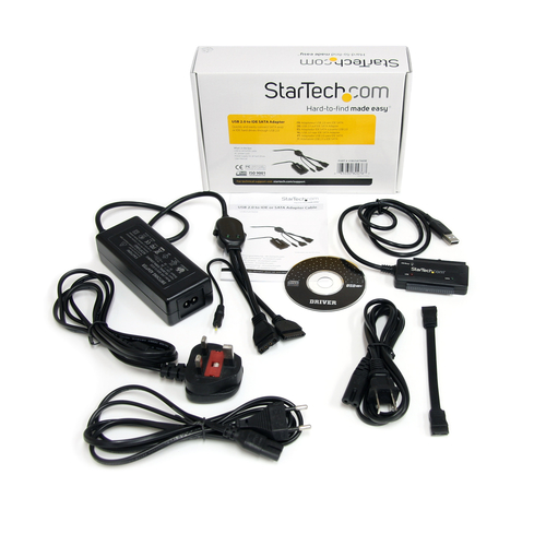 StarTech.com USB 2.0 to SATA/IDE Combo Adapter for 2.5/3.5" SSD/HDD – image 7