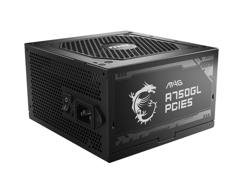 Msi Mag A750GL 750W 80 Plus Gold Rated Atx 3.0 PCIE5 Fully Modular Power Supply Unit - image 1