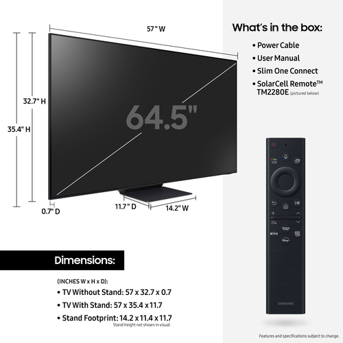 Samsung QN65QN95BAF 163.8 cm (64.5") 4K Ultra HD Smart TV Wi-Fi Black, Titanium – image 6