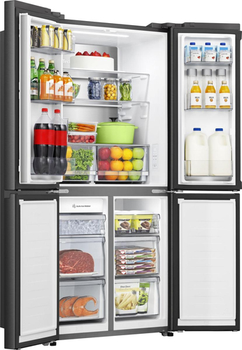 Hisense PureFlat Slim RQ5P470SYFD Fridge Freezer - Black - image 5