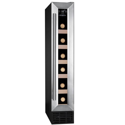 CDA CFWC153SS wine cooler Compressor wine cooler Undercounter Black 6 bottle(s) – image 1