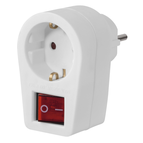 Product image: Hama 00223213 power plug adapter Type F White