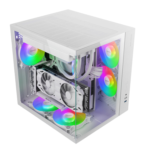 Mars Gaming MCV-ONEW Midi Tower White – image 2
