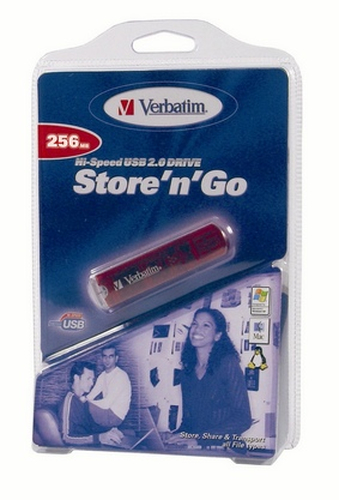 Verbatim Store'n'Go Hi-Speed USB 2.0 Drive 256 Mb