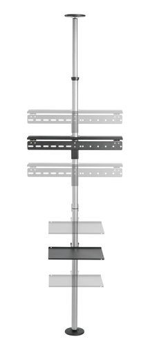 Equip Bodenstandhalter 37"-70"/40kg 1TFT 1Ablage Höhe, afbeelding 5