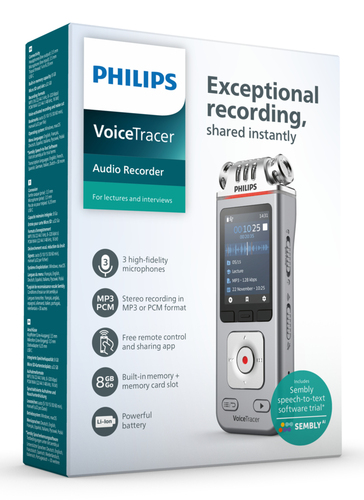 Philips VoiceTracer Audio Recorder with AI Cloud Software - image 8