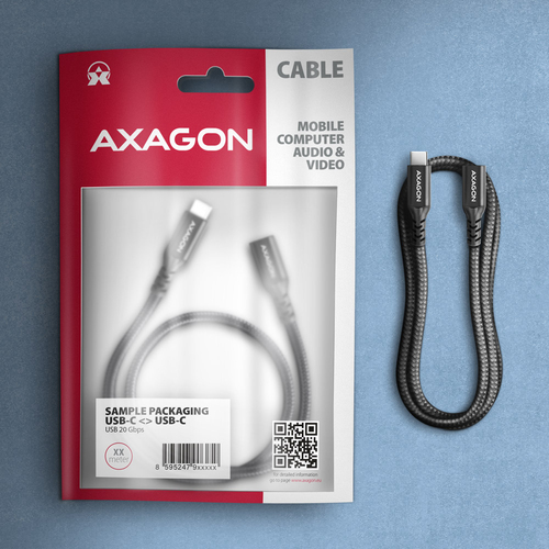 AXAGON BUCM32-CF10AB - USB-Verlngerungskabel - 24-pol USB-C auf 24-pol USB-C – Foto 7 von 8