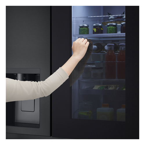 LG InstaView GSXE90EVAD side-by-side refrigerator Freestanding – image 5