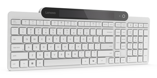 Lenovo 800 Self-Charging Bluetooth Toetsenbord QWERTY Wit, afbeelding 7