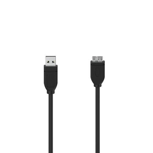 Hama 00300064 USB кабель USB 3.2 Gen 1 (3.1 Gen 1) 0,75 m Micro-USB B USB A 5 Gbit/s Черный