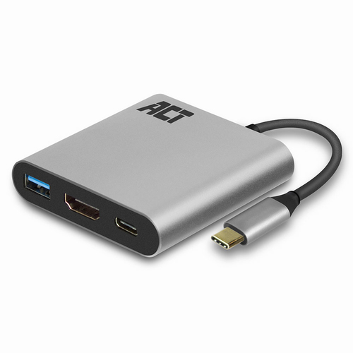 ACT AC7022 USB графический адаптер 4096 x 2160 пикселей Серый