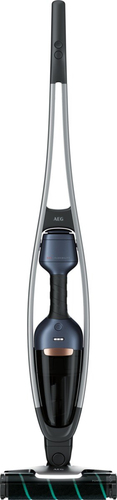 AEG QX9-1-P5IB Вертикальный пылесос Battery Cухой Без мешка 0,35 L Черный, Индиго, Серебристый