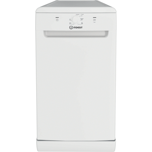 Indesit IN2FE10CS90W 45cm Slimline Dishwasher in White 10 Place Settin - image 1