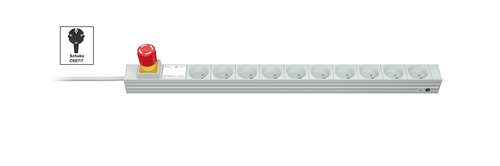 Vertiv Knürr DIS Rack PDU, Protector Emergency Stop Switch, 0U, input Schuko