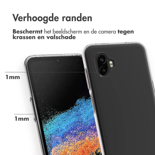 Accezz Clear Backcover Samsung Galaxy Xcover 6 Pro - Transparant, afbeelding 3