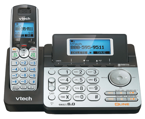 VTech DS6151 telephone DECT telephone Caller ID Black, Silver