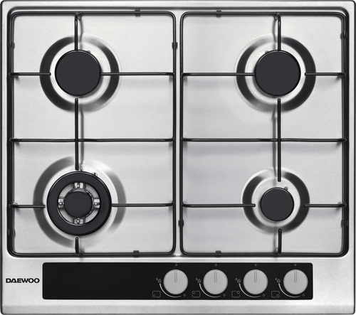 Daewoo H6G41L2IT hob Stainless steel Built-in