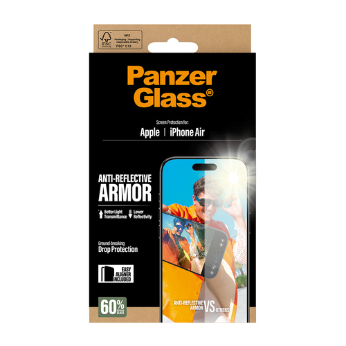 PanzerGlass Ultra-Wide Fit Ceramic II Apple iPhone 17 Air Screenprotector, afbeelding 3