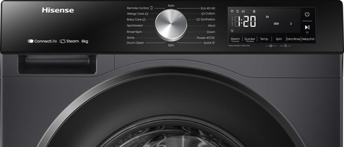 Hisense 3S Series WF3S8043BB3 WiFi-enabled 8 kg 1400 Spin Washing Machine - Black - image 6