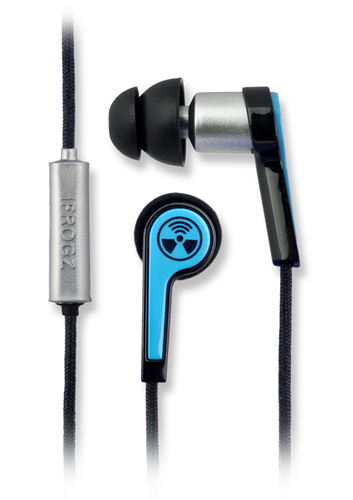 IFROGZ Equinox Headphones Wired In-ear Black, Blue, Silver