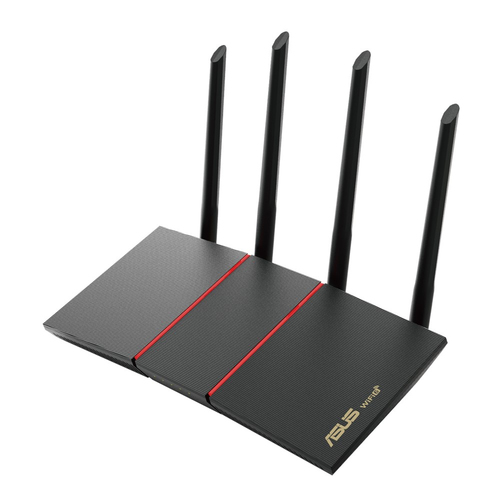 ASUS RT-AX55 беспроводной маршрутизатор Гигабитный Ethernet Двухдиапазонный (2,4Ггц/5Ггц) Черный