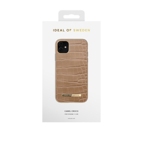 iDeal of Sweden Atelier Case iPhone 11 / XR Camel Croco – image 2