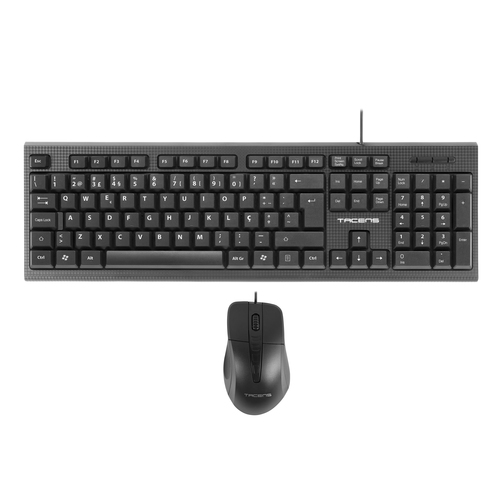 Tacens Anima ACP0PT keyboard Mouse included Office USB QWERTY Portuguese Black