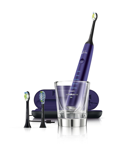 Philips Sonicare DiamondClean HX9372/10 electric toothbrush Adult Sonic toothbrush Black – image 2