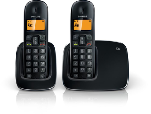 Philips BeNear CD1912B/78 telephone DECT telephone Caller ID Black