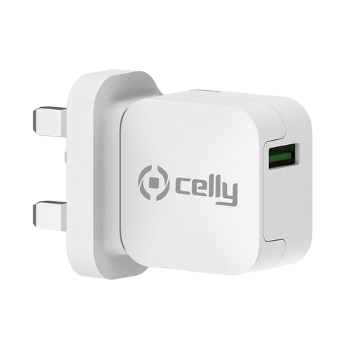 Celly TCUSBTURBOUK mobile device charger Digital camera, Gaming controls, Headphones, Mobile phone, Power bank, Smartphone, Smartwatch, Tablet, Watch, Wearables