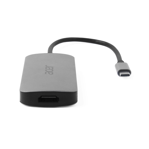 Acer 7in1 Type C Dongle Bedraad USB 3.2 Gen 1 (3.1 Gen 1) Type-C Zilver, afbeelding 6