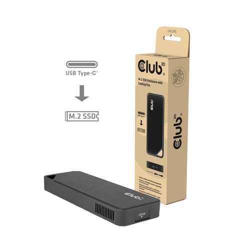 Club 3D Club CAC-2510 M.2 SSD-behuizing met Fan