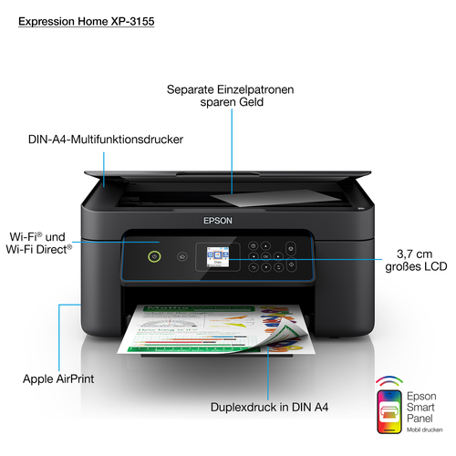 Epson Expression Home XP-3155 Inkjet A4