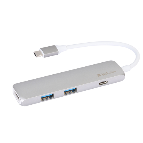 Verbatim 49540 interface hub USB 3.2 Gen 1 (3.1 Gen 1) Type-C 5000 Mbit/s Grey – image 2