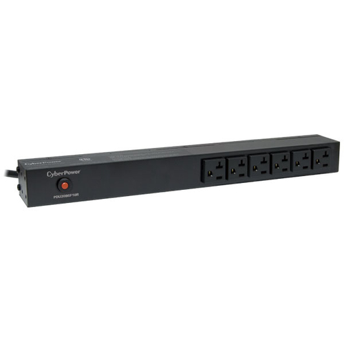 CyberPower PDU20B6F10R power distribution unit (PDU) 16 AC outlet(s) 1U Black