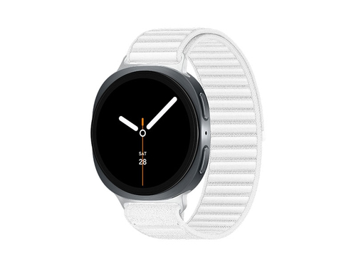 Samsung Galaxy Watch 8, Bluetooth, 44mm, Sport Band, Graphite, S/M + Fabric Band, White, M/L