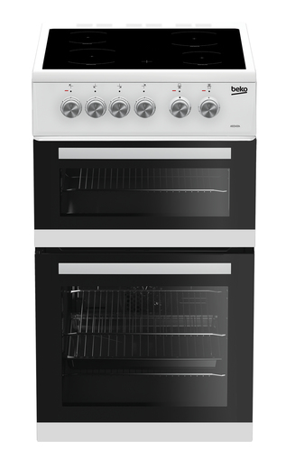 Beko ADC5422AW cooker Freestanding cooker Electric Ceramic hob White