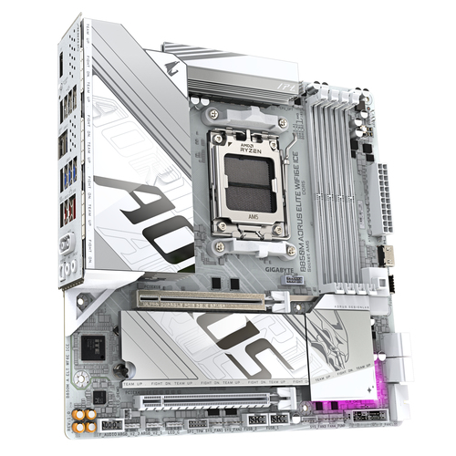 Gigabyte B850M Aorus Elite WIFI6E Ice Amd Ryzen AM5 DDR5 Atx Motherboard - image 3