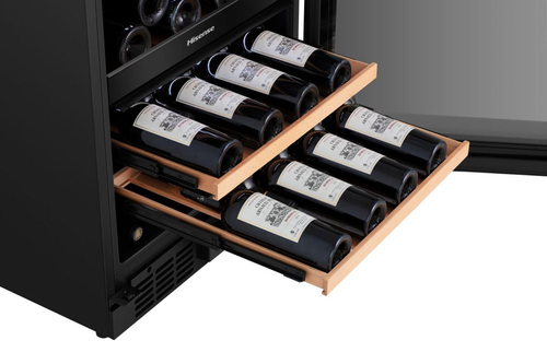 Hisense RW3N122GSLF Wine Cooler - Black - F Rated, Black - image 8