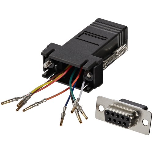 StarTech.com DB9 to RJ45 Modular Adapter - F/F - Serial adapter - DB-9 (F) to RJ-45 (F) - GC98FF Seriel adapter