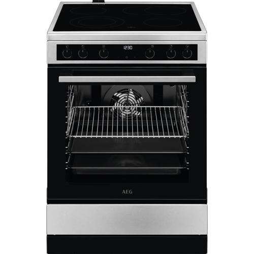 AEG CCB6445BBM Freestanding cooker Electric Ceramic hob Stainless steel